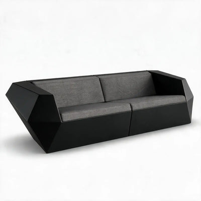 Canapé FAZ Vondom Taille 242x100x70 cm - 2 places Couleur structure Noir Collection Faz Cosy