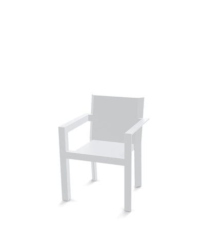 Chaise Collection Frame Vondom Finition Mate Couleur Blanc
