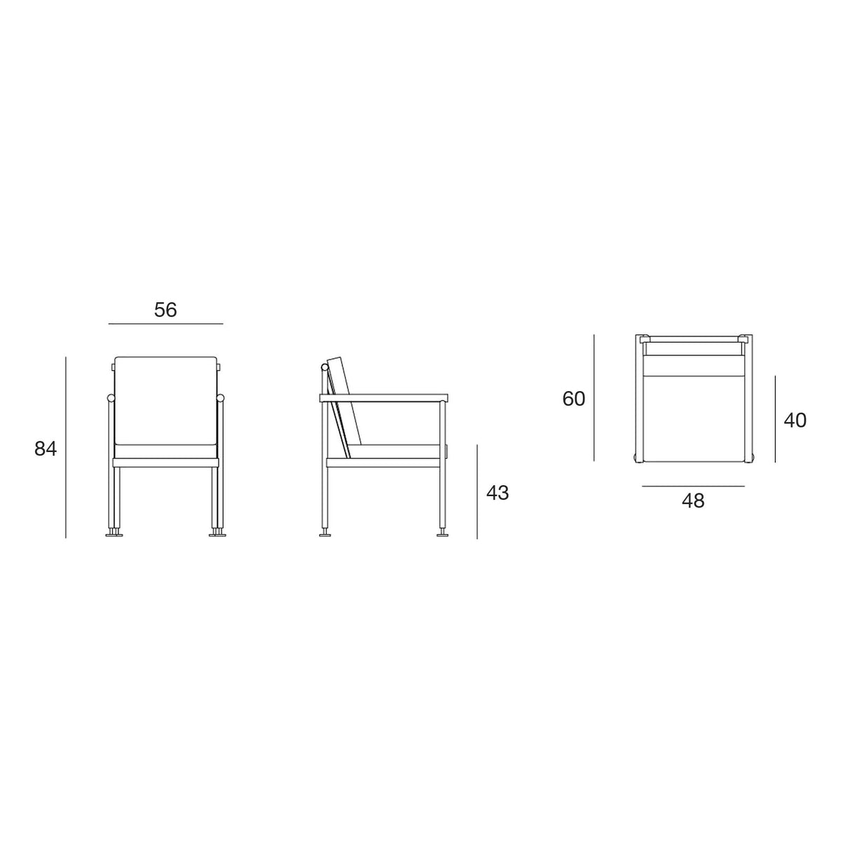 Chaise Collection Hamptons Vondom - 3