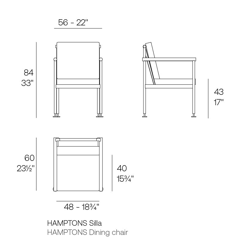 Chaise Collection Hamptons Vondom - 3
