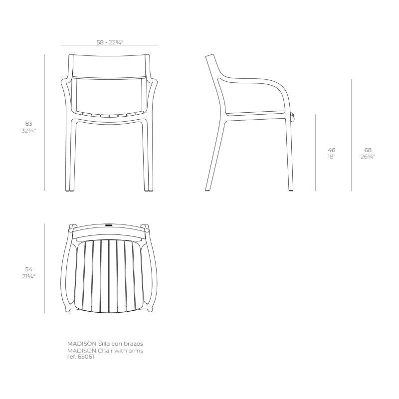 Chaise Collection Madison Vondom
