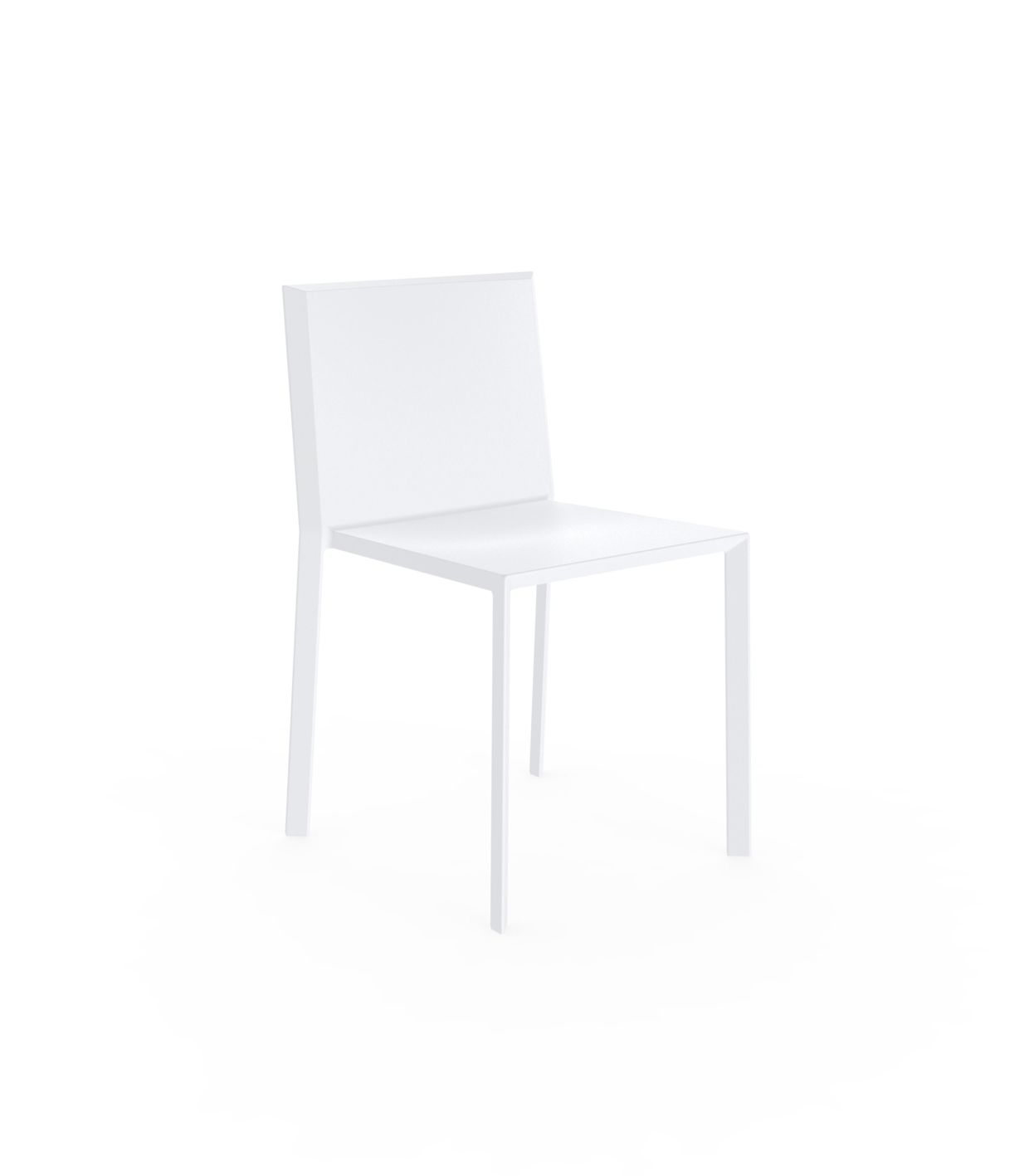 Chaise Collection Quartz Vondom Accoudoirs Sans Couleur Blanc