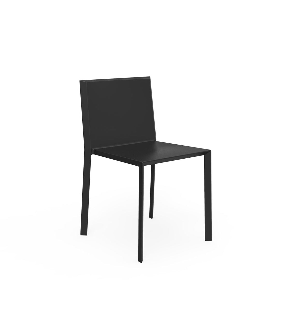 Chaise Collection Quartz Vondom Accoudoirs Sans Couleur Noir