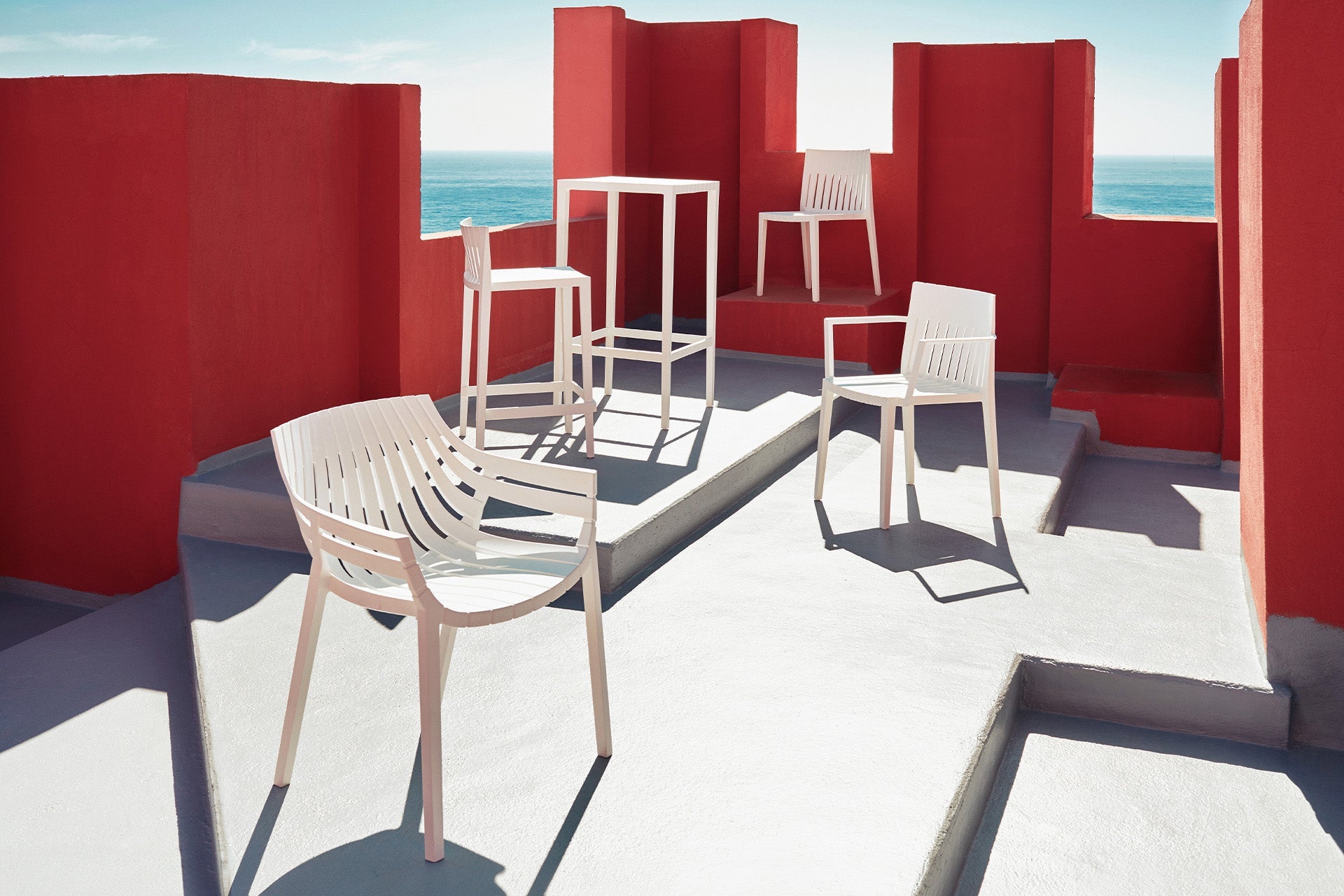 Chaise Collection Spritz en Polypropylène avec Accoudoirs Vondom - 6