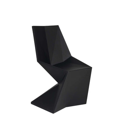 Chaise Collection Vertex Finition Mate Couleur Noir Vondom