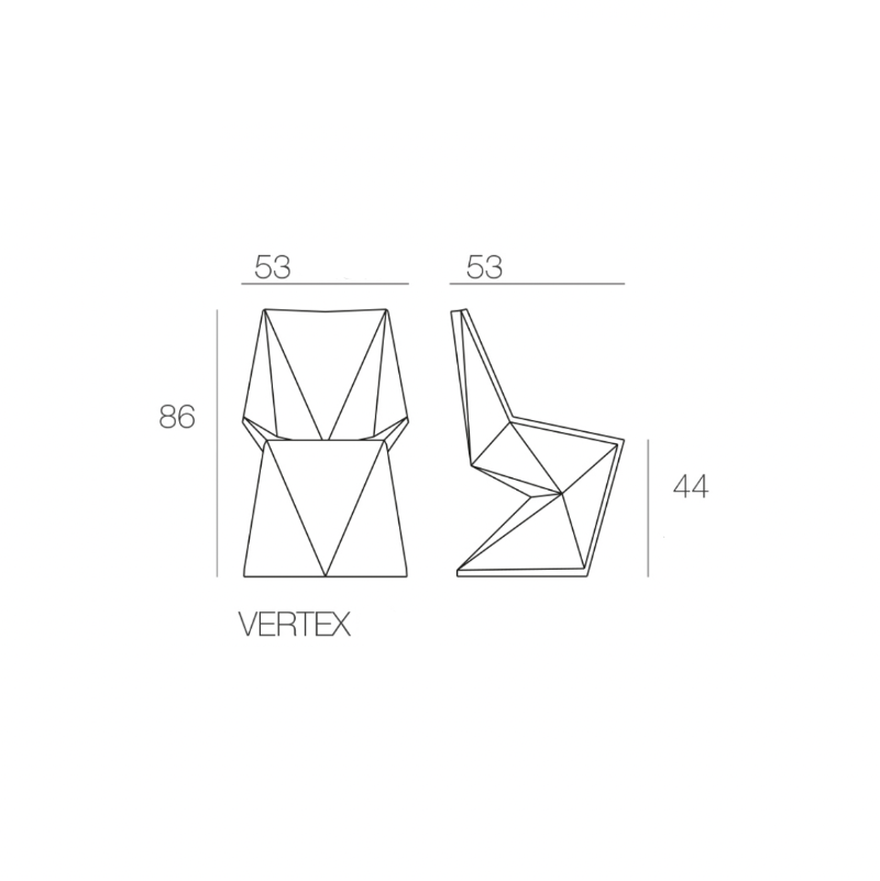 Chaise Collection Vertex Vondom