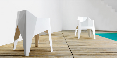 Chaise Collection Voxel avec Assise et Dossier en Polypropylène Vondom - 11