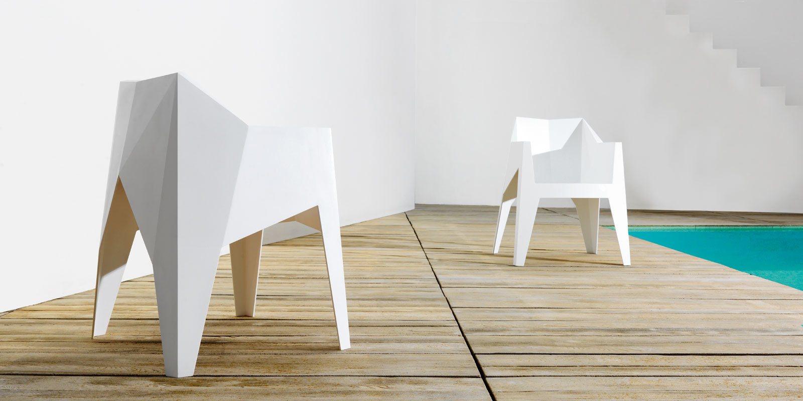 Chaise Collection Voxel avec Assise et Dossier en Polypropylène Vondom - 5