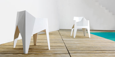 Chaise Collection Voxel avec Assise et Dossier en Polypropylène Vondom - 5