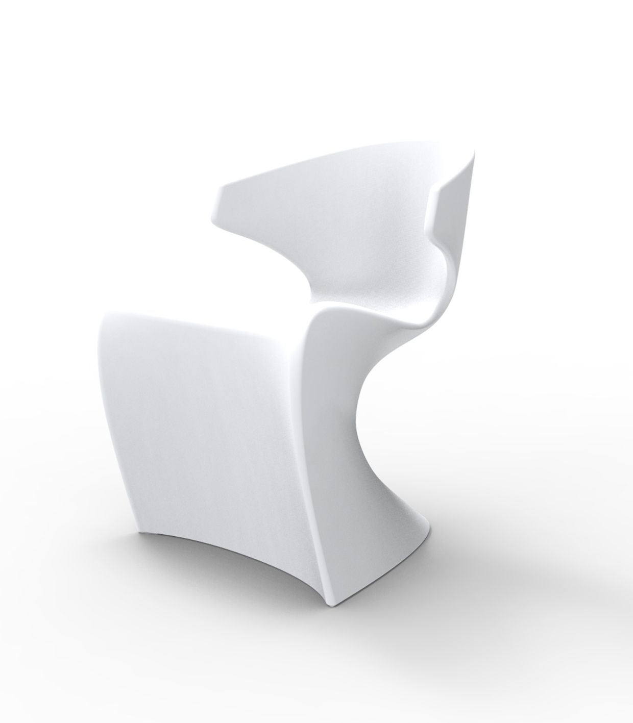 Chaise Collection Wing Vondom Finition Mate Couleur Blanc
