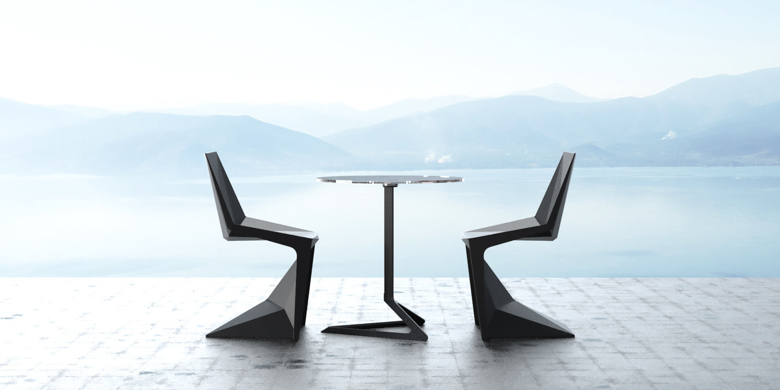 Chaise Couleur Design Collection Voxel Vondom - 3