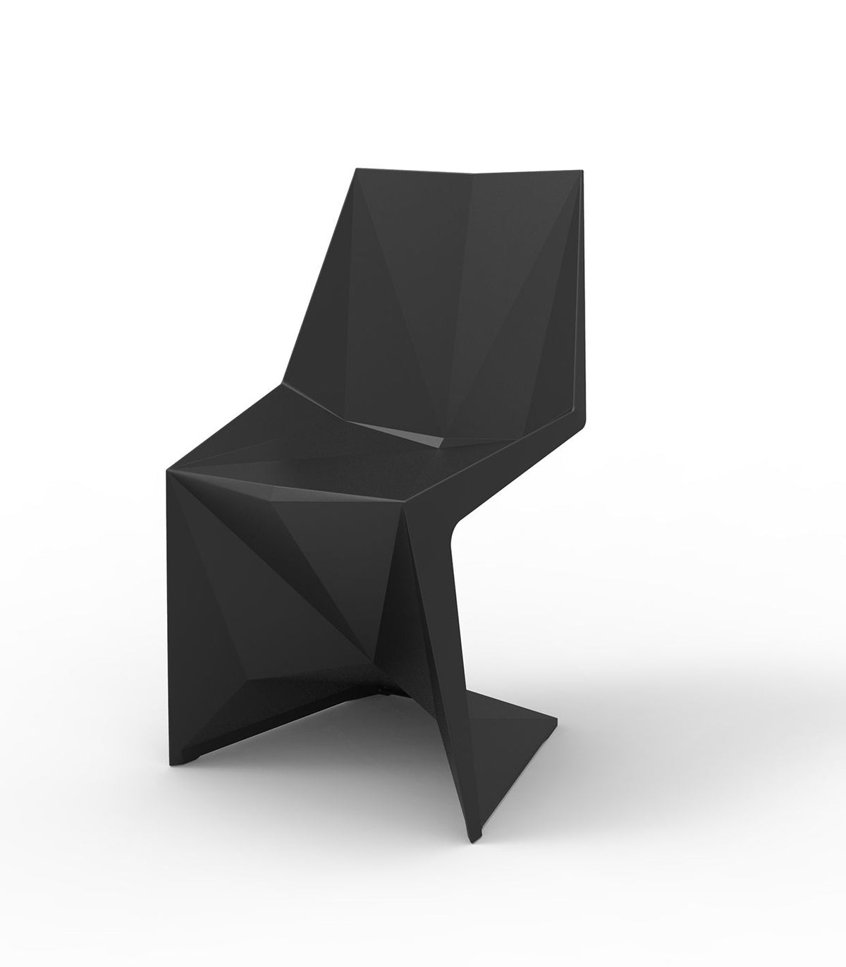 Chaise Couleur Design Couleur Noir Collection Voxel Vondom