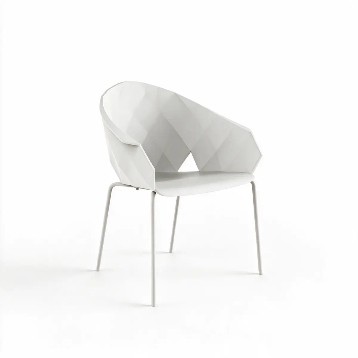 Chaise d Extérieur Collection Vases Vondom Couleur Blanc