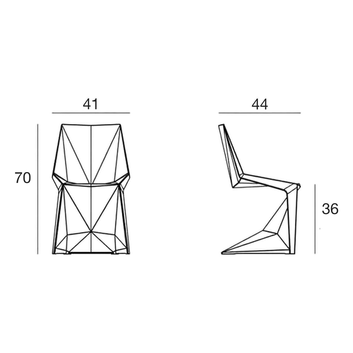 Chaise de Bureau Collection Voxel Design pour Enfant Vondom