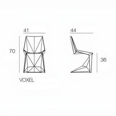 Chaise de Bureau Collection Voxel Design pour Enfant Vondom