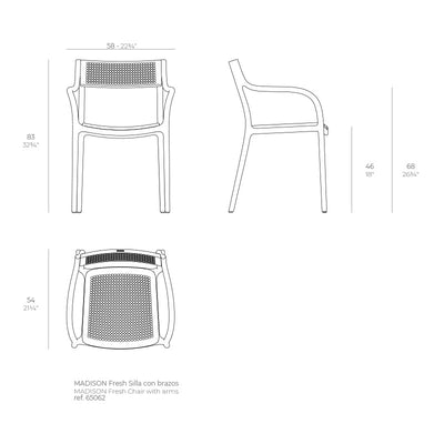 Chaise de Jardin à Trou - Collection Madison Vondom