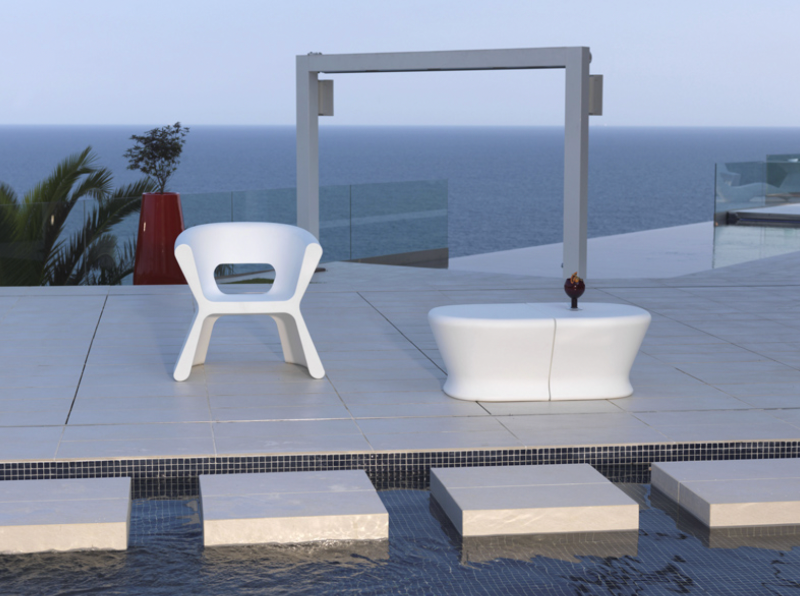 Chaise de Jardin Collection PAL avec Accoudoir Vondom - 4