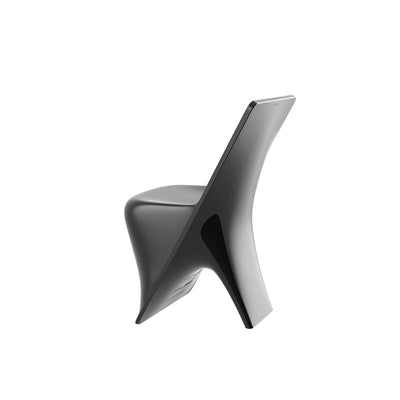 Chaise de Jardin Collection PAL en Plastique sans Accoudoir Finition Mate Couleur Noir Vondom - 2