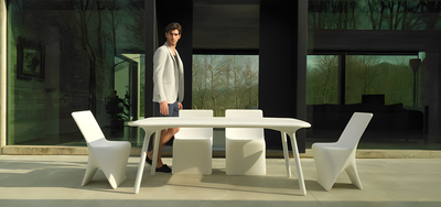 Chaise de Jardin Collection PAL en Plastique sans Accoudoir Vondom - 5