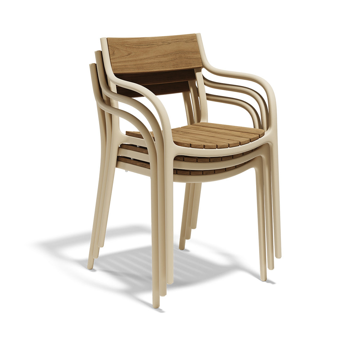 Chaise Jardin en Bois et Plastique - Collection Madison Vondom - 4