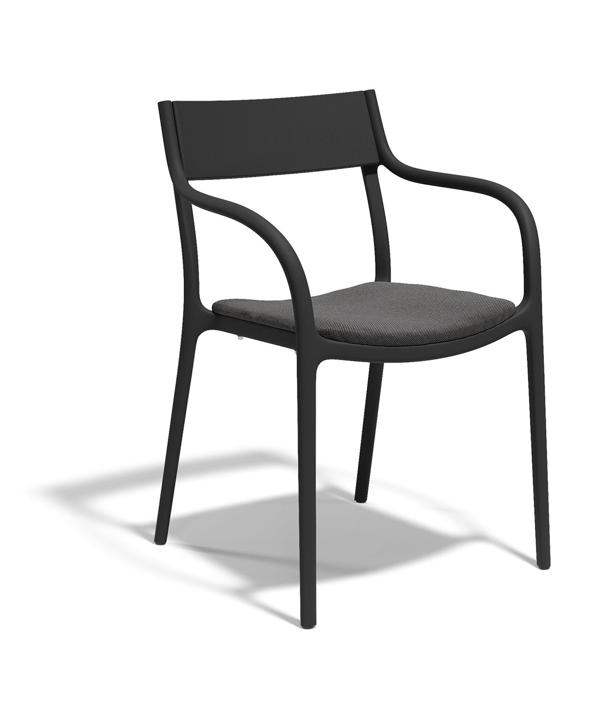 Chaise Plastique et Tissu Couleur Noir - Collection Madison Vondom