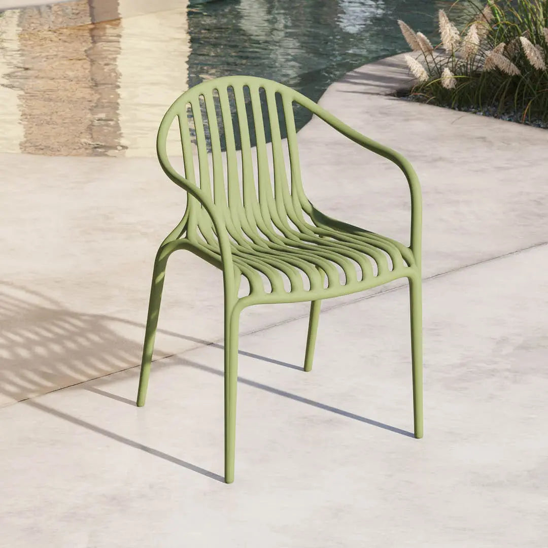 Chaise Plastique Verte Palm Vondom Collection Pal - 3