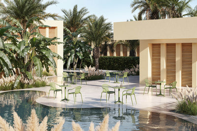 Chaise Plastique Verte Palm Vondom Collection Pal - 5