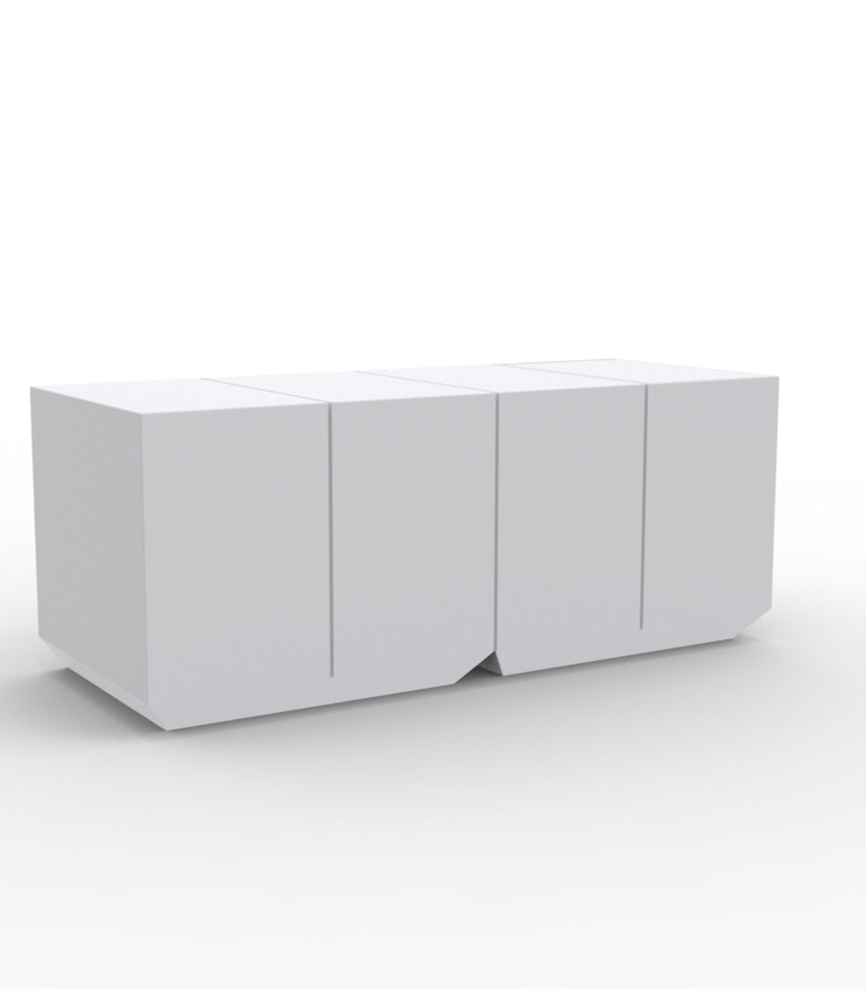 Comptoir Traiteur Collection Vela Finition Mate Couleur Blanc Vondom