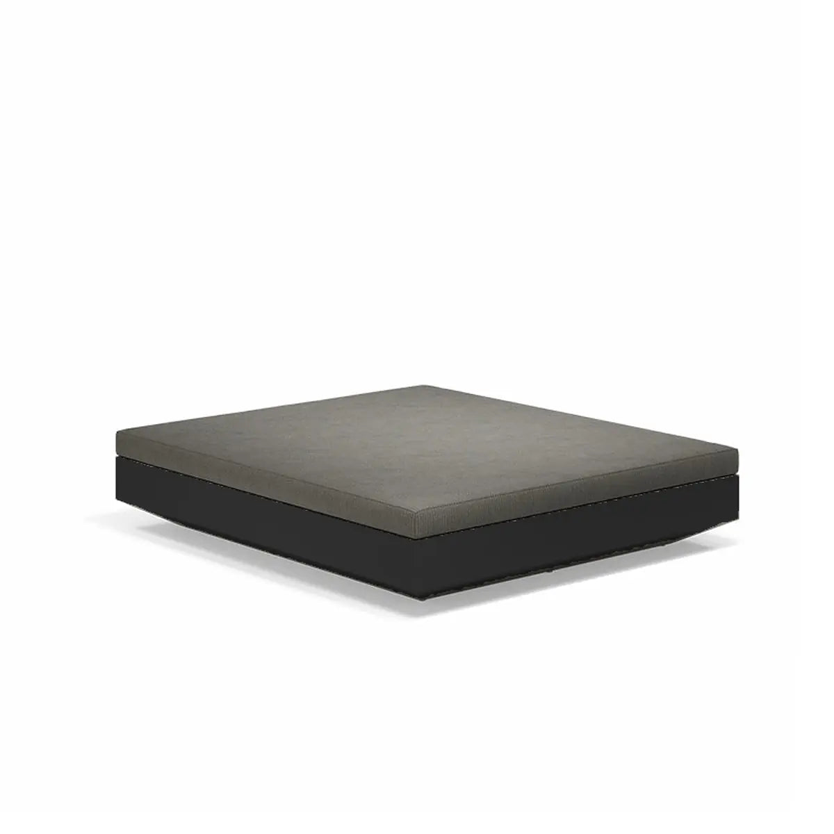 Daybed Carré Finition structure Mate Couleur structure Noir - Collection Vela Vondom