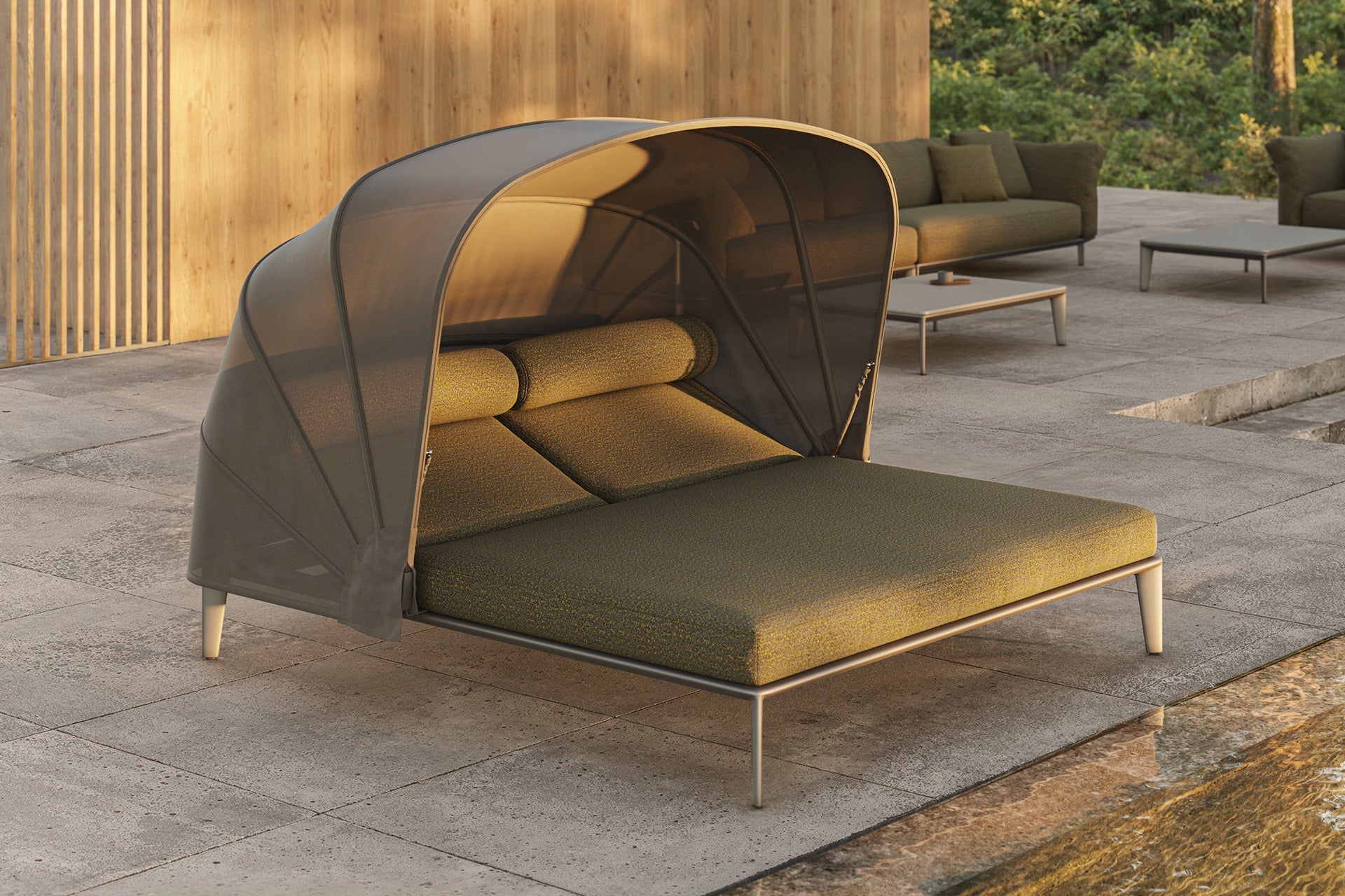 Daybed Collection Pasadena avec Auvent Vondom - 3
