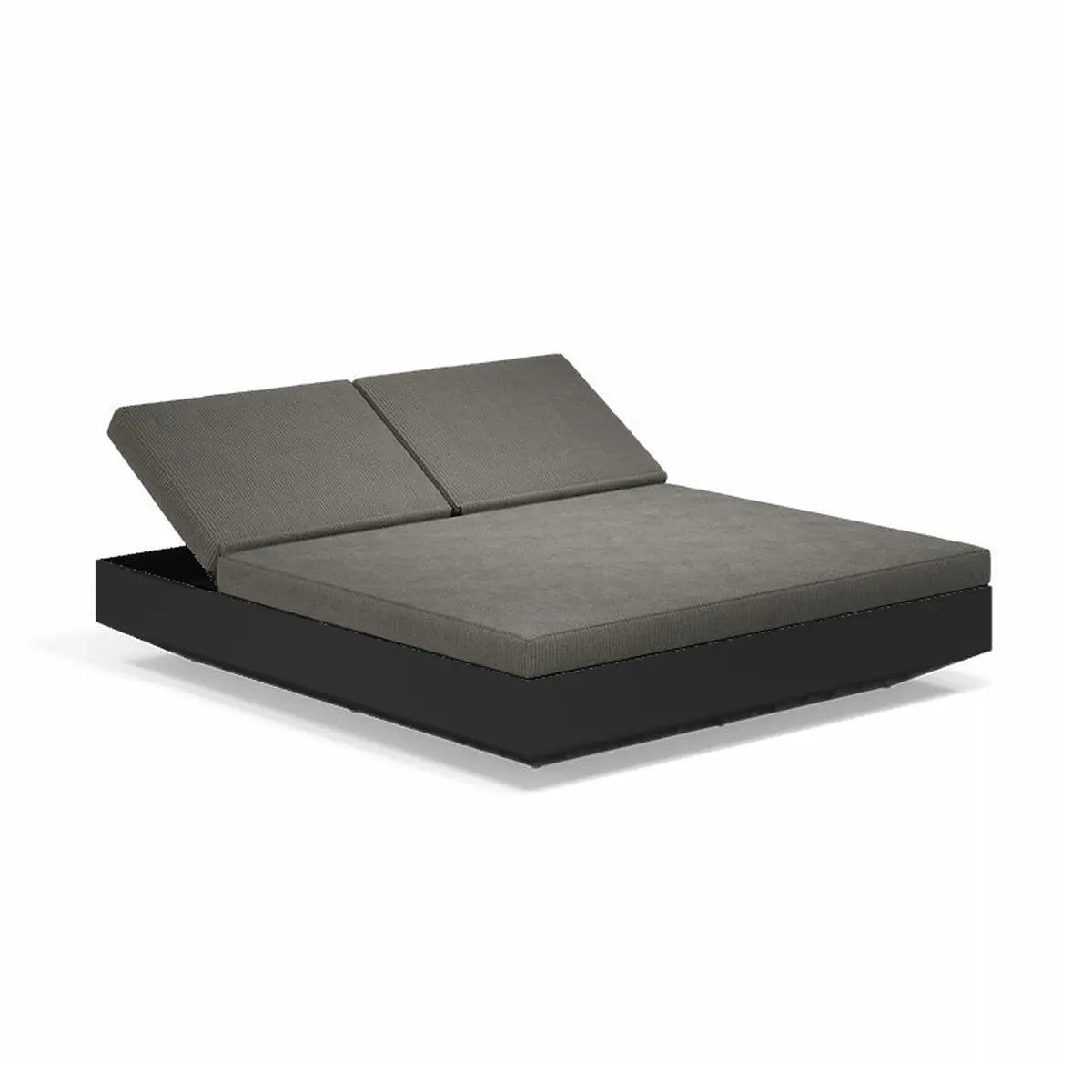 Daybed Inclinable 2 Dossiers Finition structure Mate Couleur structure Noir - Collection Vela Vondom