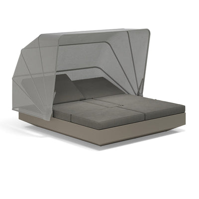 Daybed Inclinable 4 Dossiers Lumineux avec Parasol Collection Vela Vondom - 3