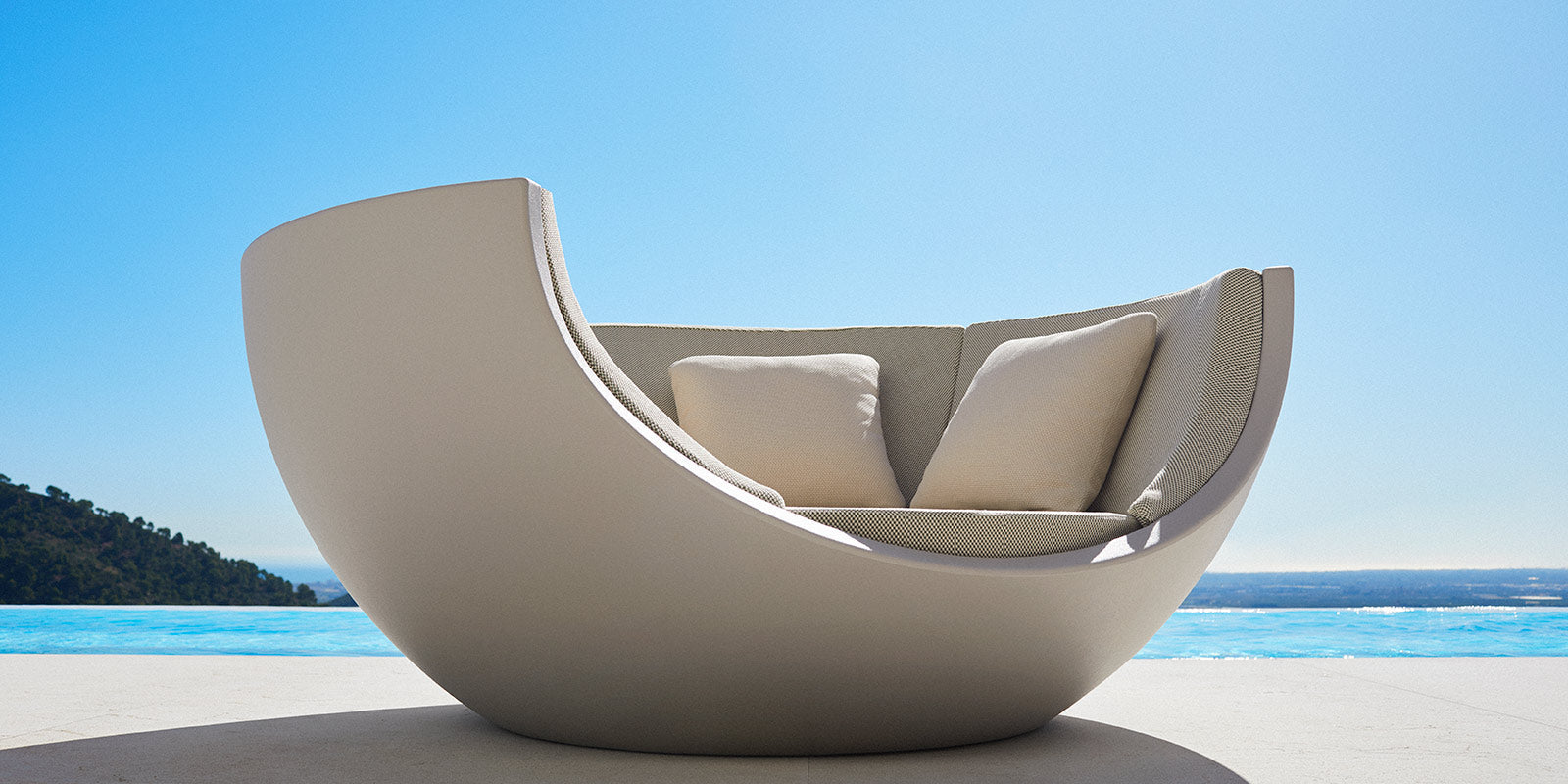 Daybed Lounge Finition structure Mate - Collection Moon Vondom - 3