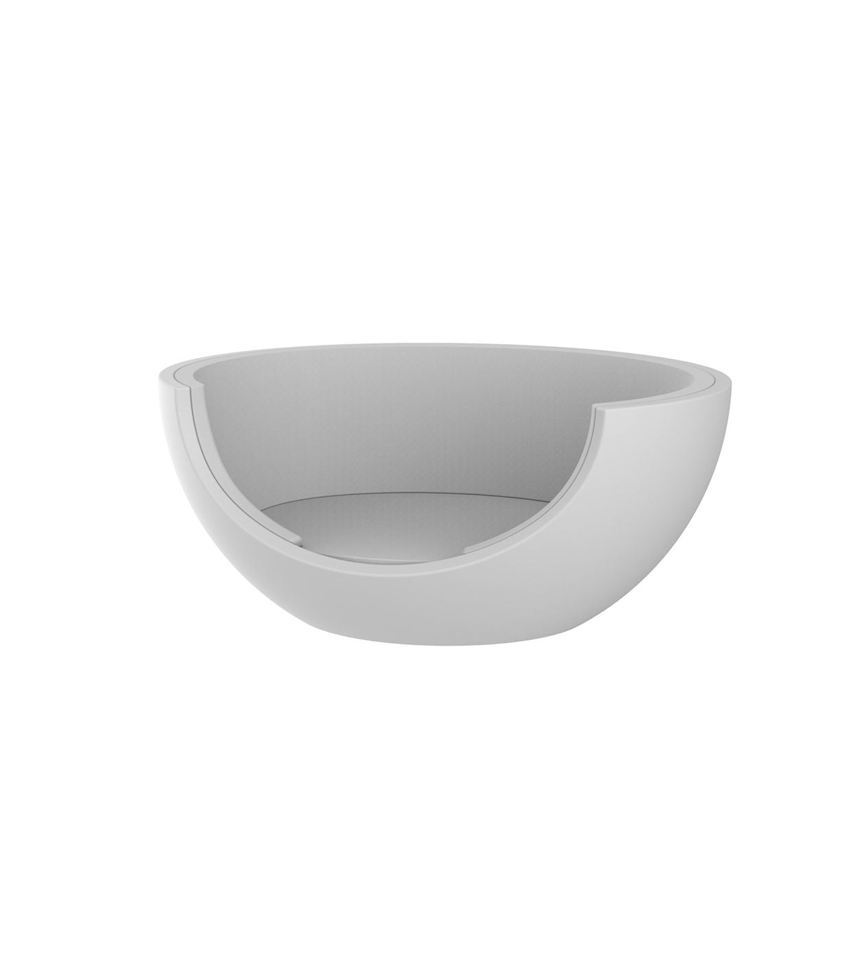 Daybed Lounge Finition structure Mate Couleur structure Blanc - Collection Moon Vondom