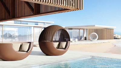 Daybed Lumineux avec Auvent L- Collection Moon Vondom - 3