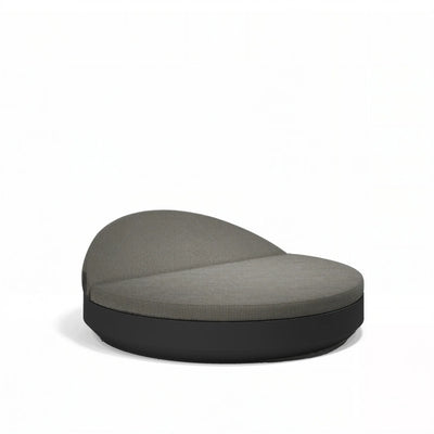 Lit de Jardin Inclinable Finition structure Mate Couleur structure Noir - Collection Vela Vondom