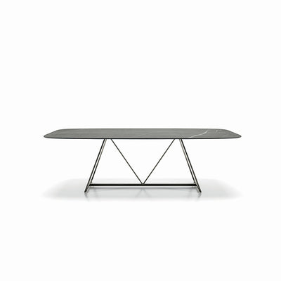 table de salle à manger en bois et métal 