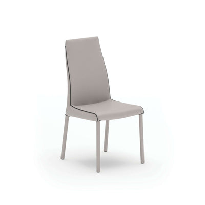 chaise cuir dossier haut