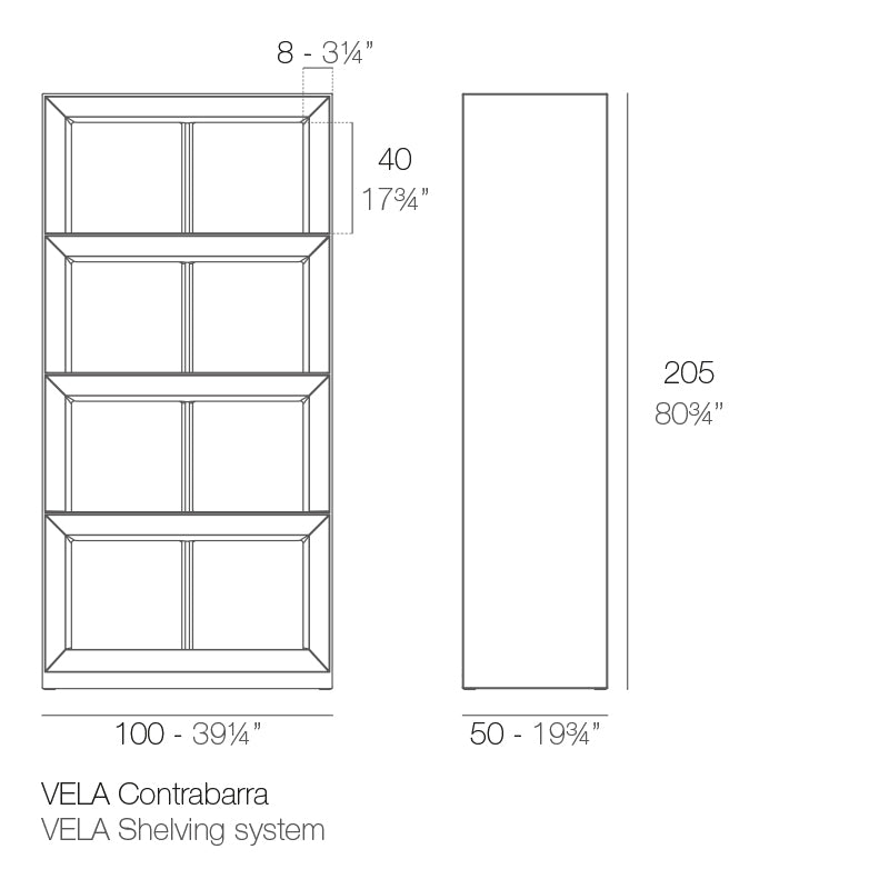 Étagères Collection Vela Lumineux Vondom - 12