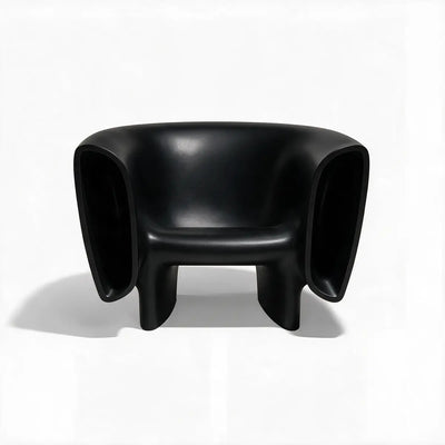 Fauteuil Coque Plastique Design Couleur Noir - Collection Bum-Bum Vondom