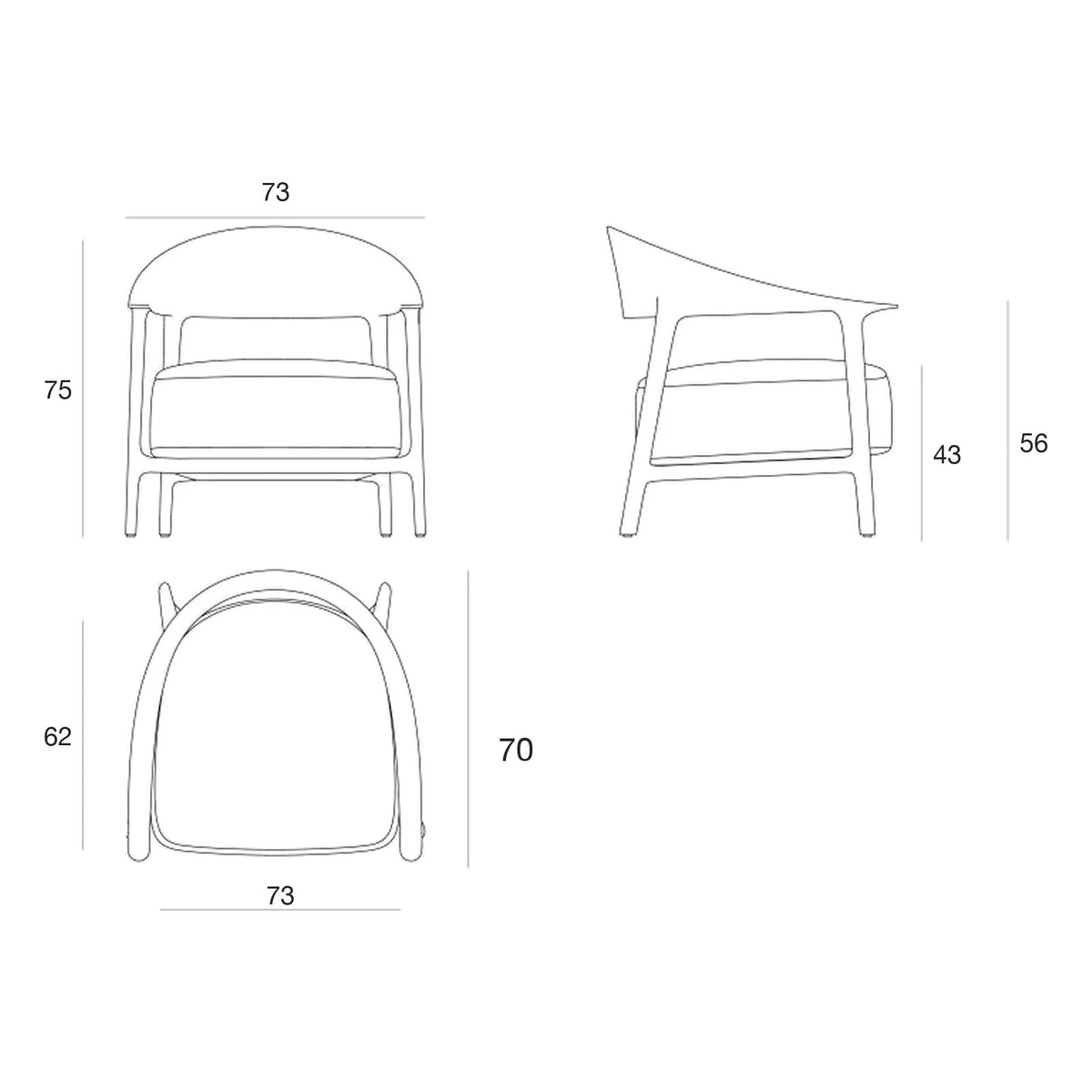 Fauteuil Collection Africa Vondom