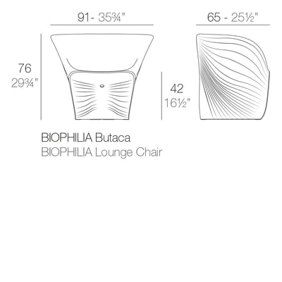 Fauteuil Collection Biophilia Lumineux Vondom - 10