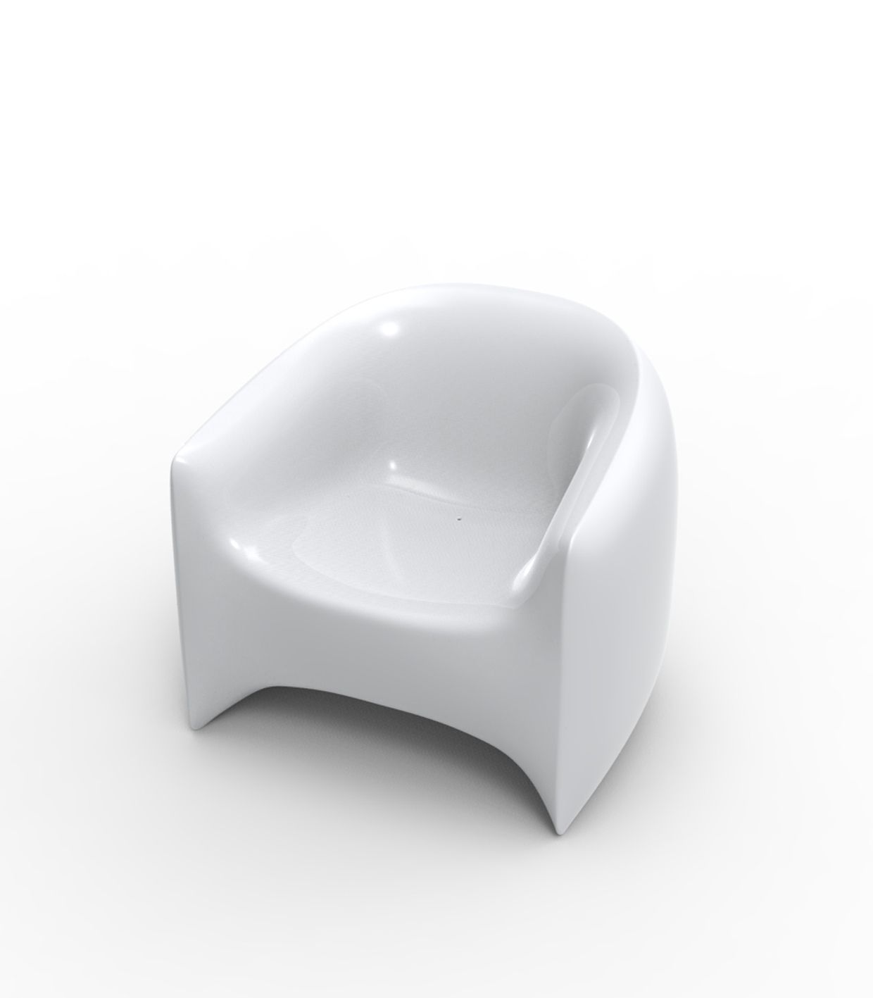 Fauteuil Collection Blow Couleur Blanc Vondom