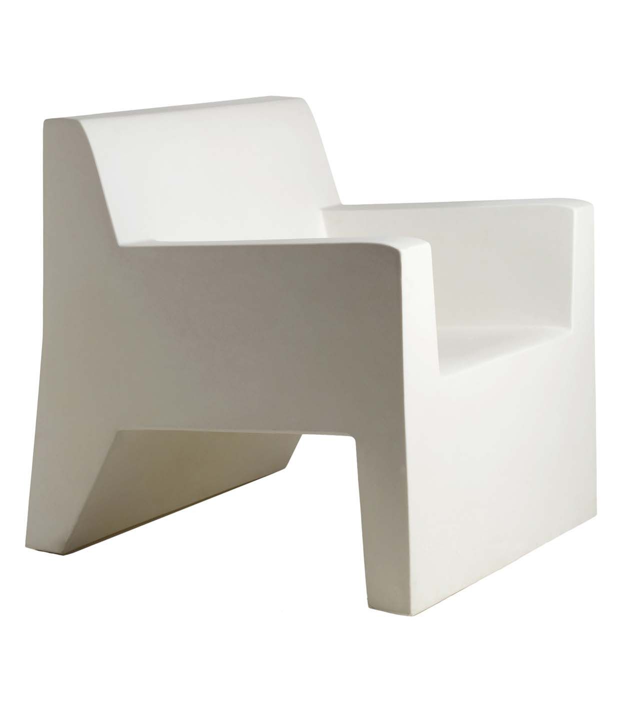 Fauteuil Collection Jut Vondom Finition Mate Couleur Blanc