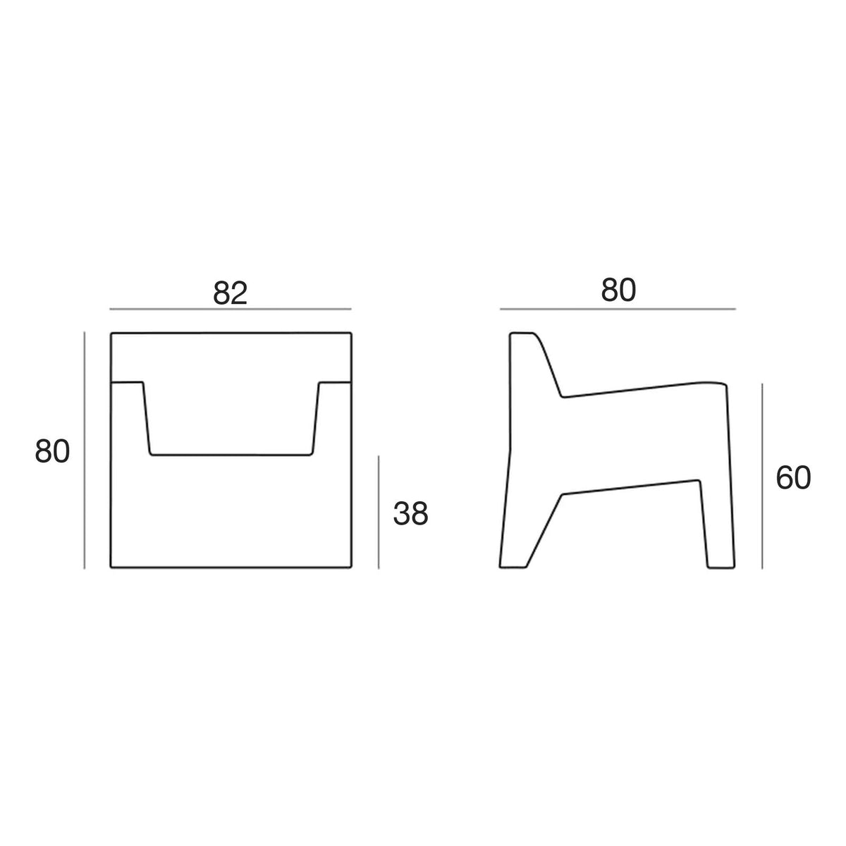 Fauteuil Collection Jut Vondom