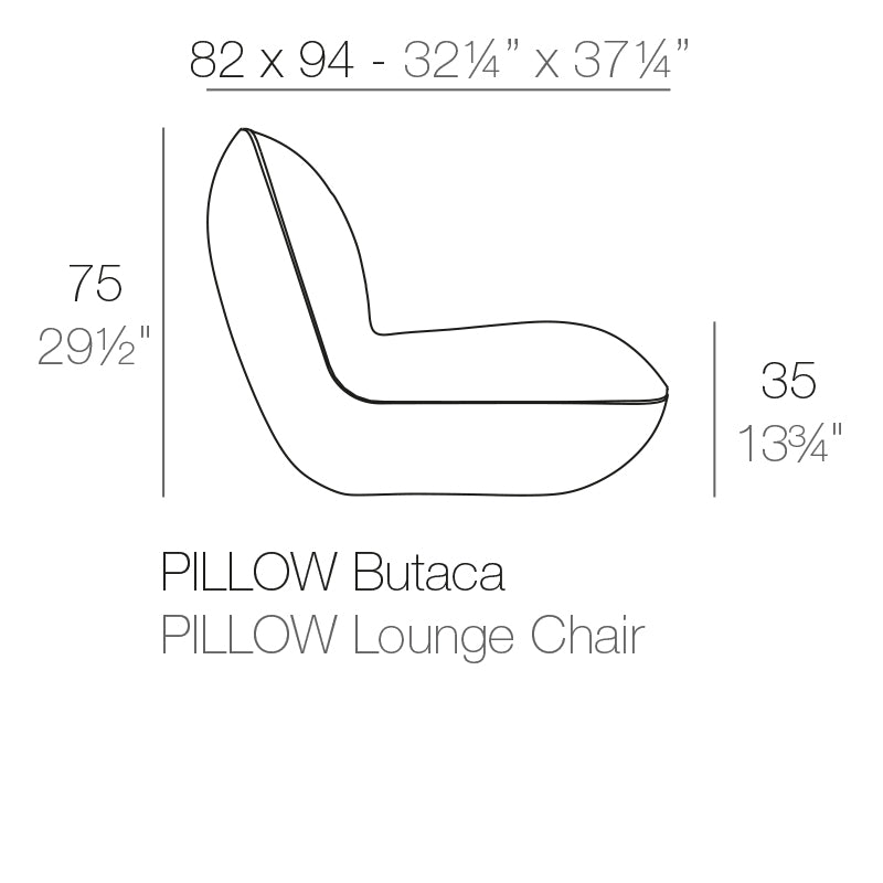 Fauteuil Collection Pillow Vondom