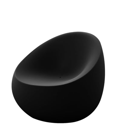 Fauteuil Collection Stone Finition Mate Couleur Noir Vondom