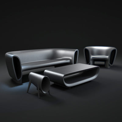 Fauteuil Coque Plastique Design - Collection Bum-Bum Vondom - 2