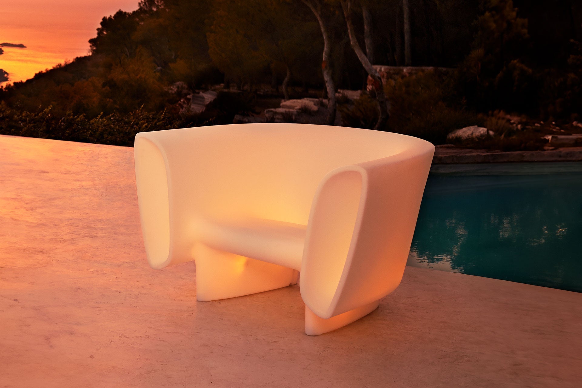 Fauteuil Coque Plastique Design - Collection Bum-Bum Vondom - 4