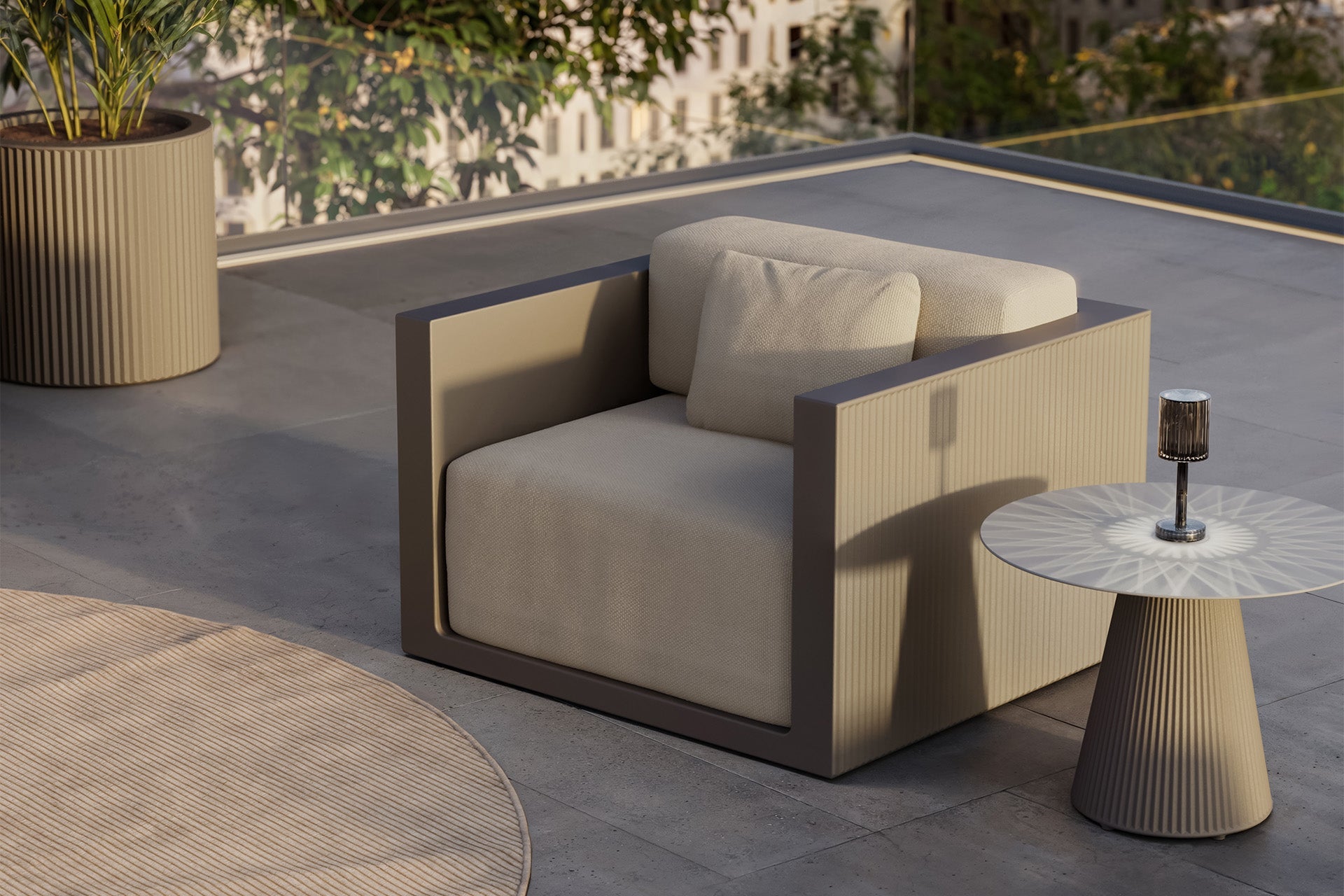 Fauteuil Cube Jardin - Collection Gatsby Vondom - 2
